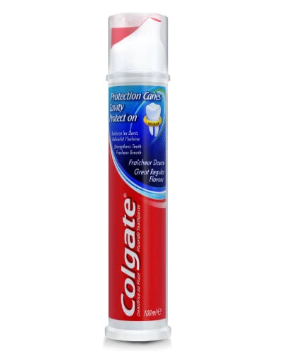 Colgate Fluoride Toothpaste Cavity Protection Pump Regular Flavour 100ml