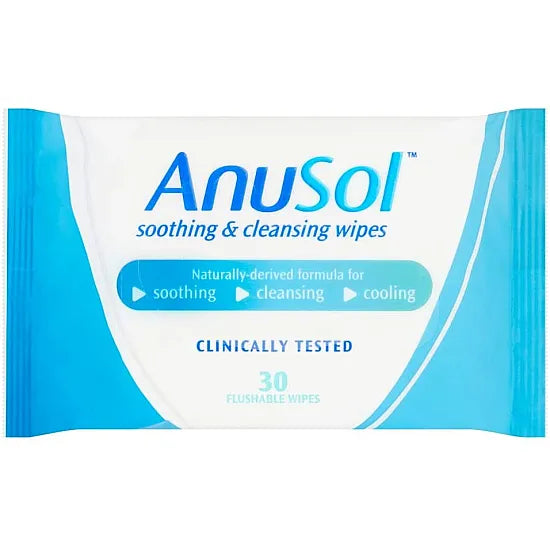 Anusol Soothing & Cleansing Wipes- 30 Wipes
