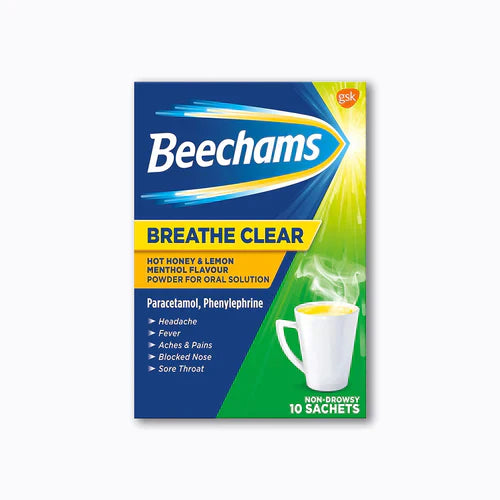 Beechams Cold & Flu Hot Lemon & Honey - 5 Sachets