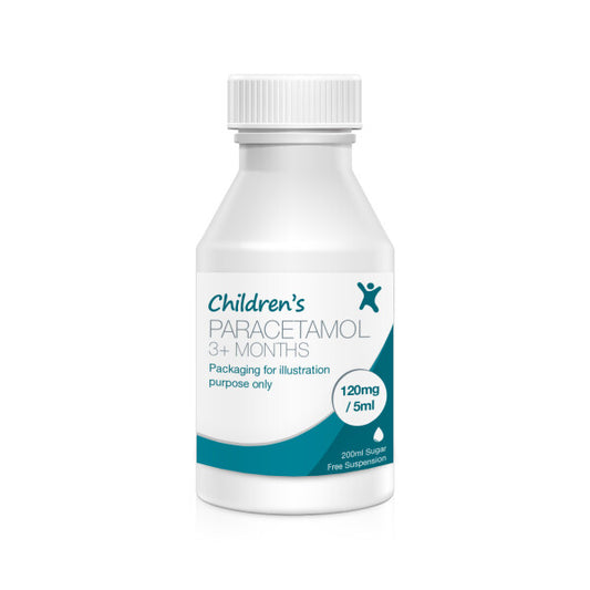 Children's Paracetamol Sugar Free Suspension 3 Months+ - 200ml (Flavours Vary)