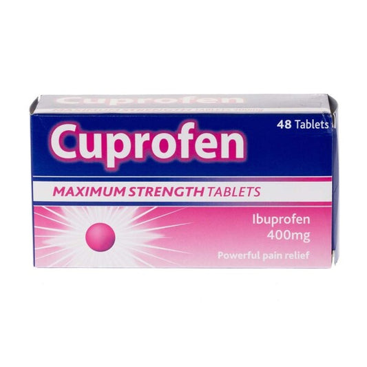 Cuprofen Maximum Strength 400mg - 48 Tablets