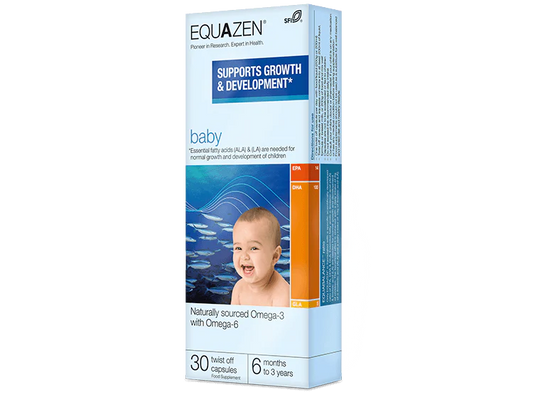 Equazen Baby Omega-3 with Omega-6 30 Twist Off Capsules