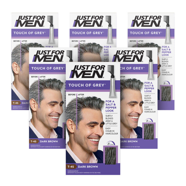 Just For Men Touch of Grey Hair Dye Dark Brown T-45