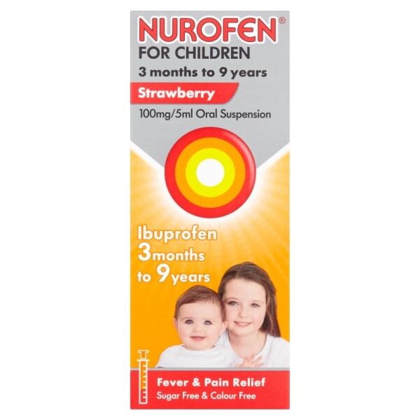 Nurofen for Children Liquid Strawberry Flavour - 100ml