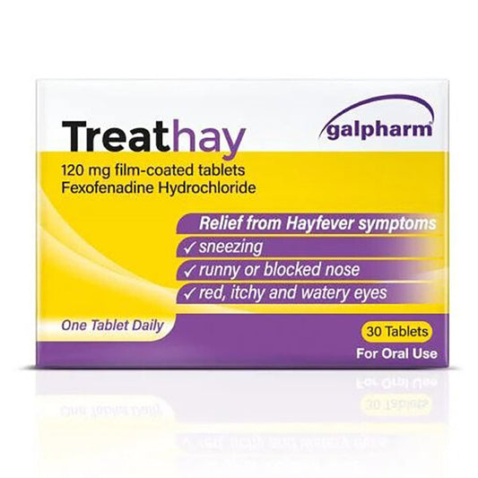 Treathay Fexofenadine 120mg - 30 Tablets