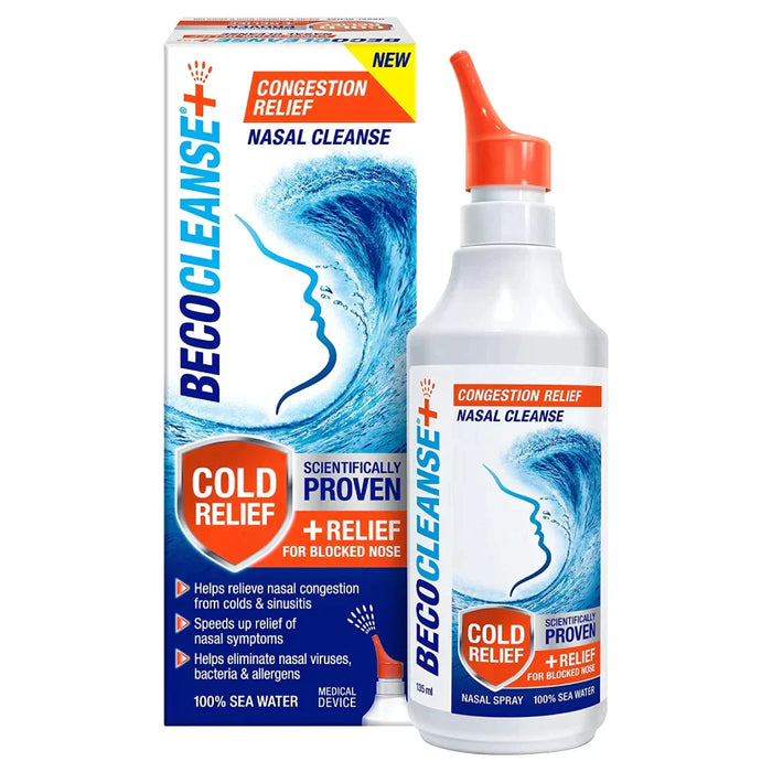 Becocleanse Cold Relief Congestion Nasal Cleanse Spray 135ml