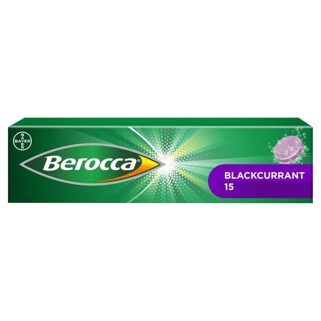 Berocca Blackcurrant - 15 Effervescent Tablets