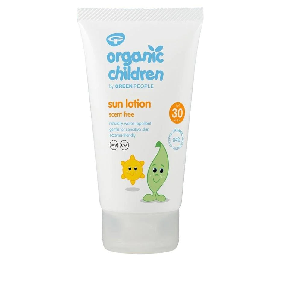 Green People Organic Children Scent Free Sun Cream - SPF30 150ml