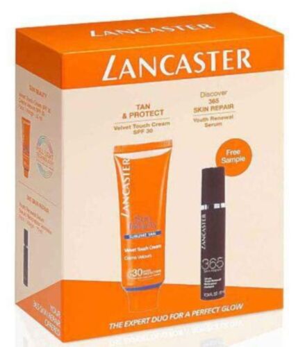 Lancaster Perfect Glow Gift Set 50ml Sun Cream SPF 30 + 10ml 365 Skin Repair Serum