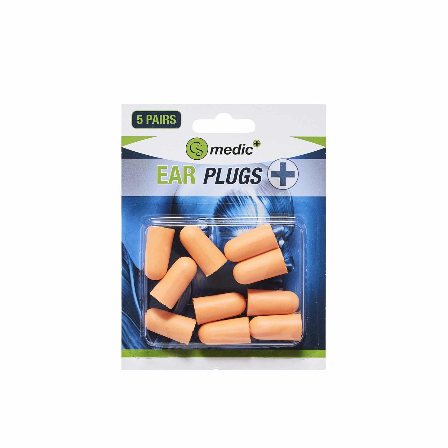 CS Medic Ear Plugs 5 Pairs