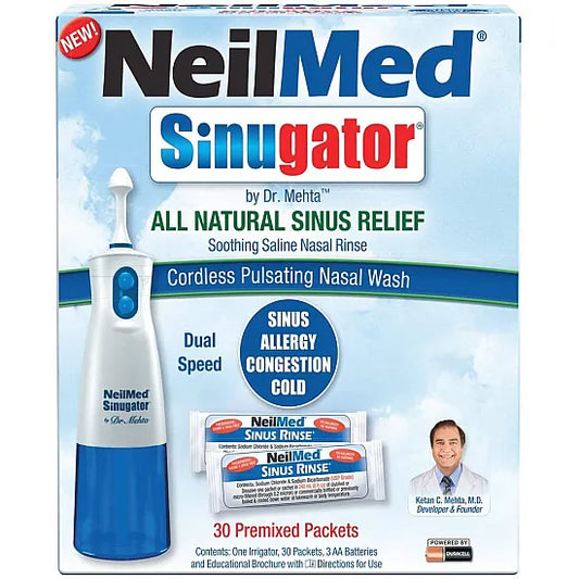 NeilMed Sinugator Cordless Pulsating Nasal Wash