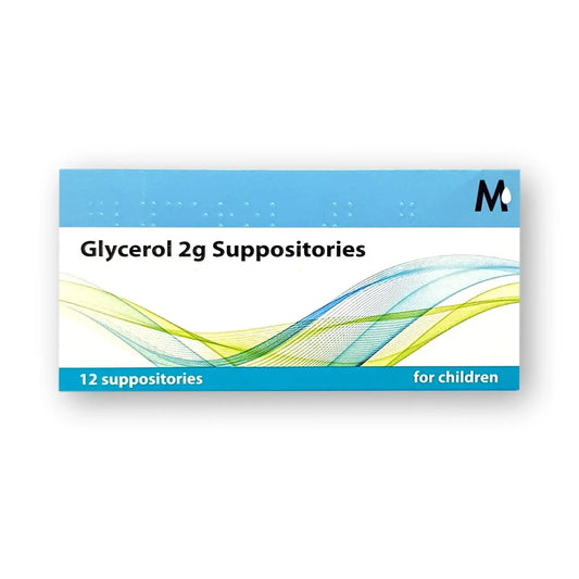 Glycerol 2g (12) suppositories for children