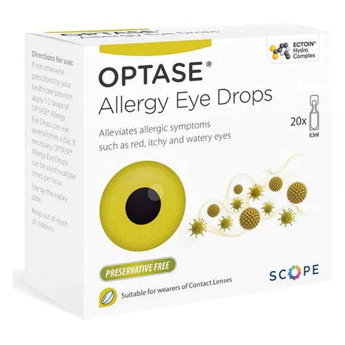 Optase Allergy Eye Drops 20 x 0.5ml