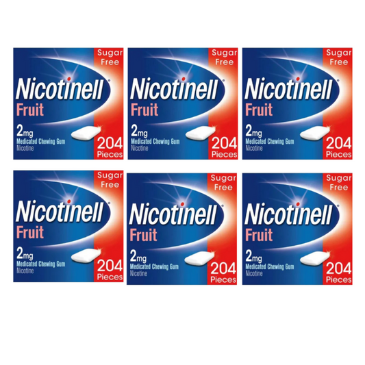 Nicotinell Fruit 2mg Gum -204 Pieces