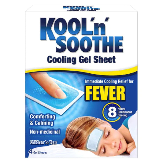 Kool N Soothe Fever Gel Sheet 4 Sheets