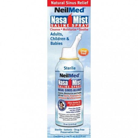 Neilmed NasaMist Saline Nasal Spray-75ml