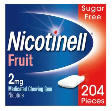 Nicotinell Fruit 2mg Gum -204 Pieces