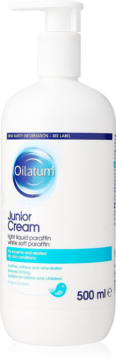 Oilatum Junior Cream For Eczema & Dry Skin 500m