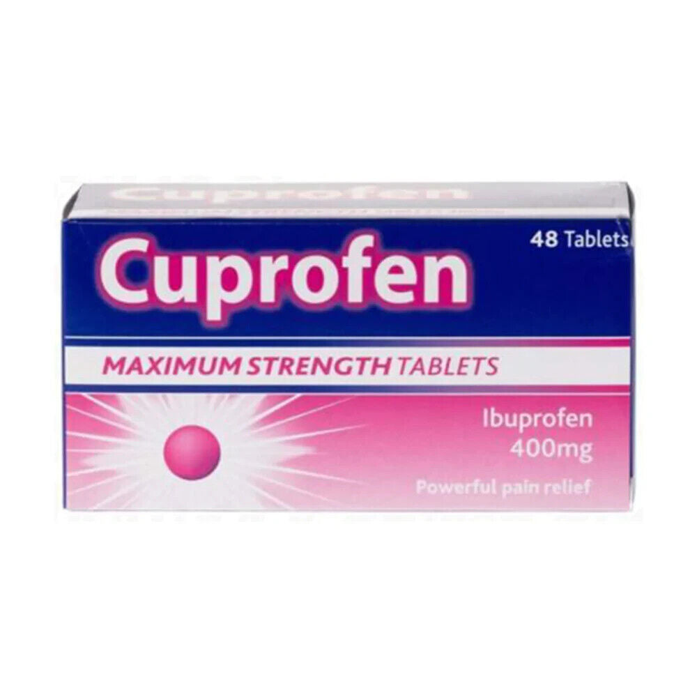 Cuprofen Maximum Strength 400mg - 96 Tablets