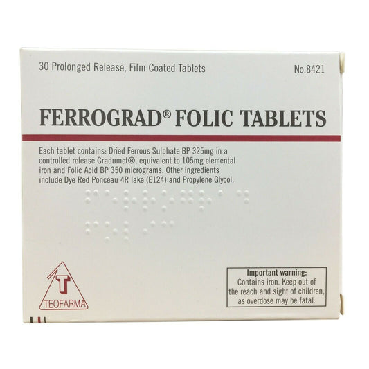 Ferrograd Folic Tablets - 30