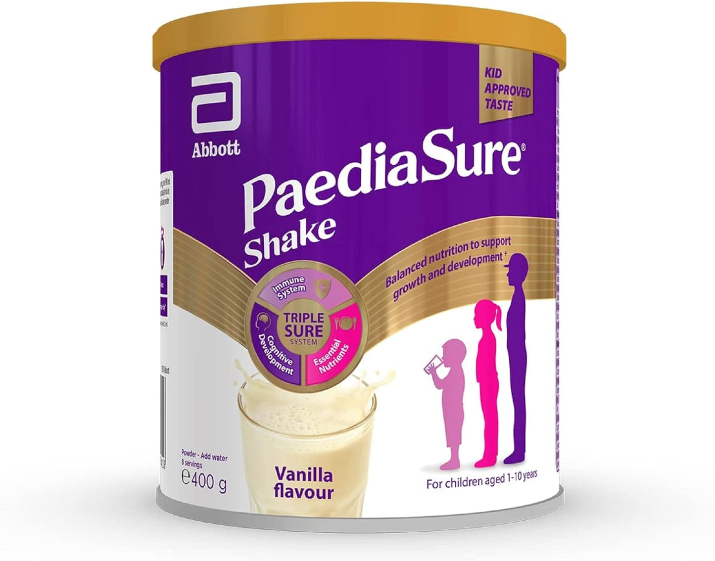 PaediaSure Shake Nutritional Drink for Kids - Vanilla Flavour 400g